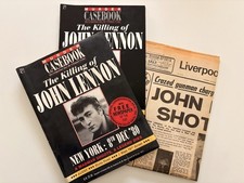 The Killing Of John Lennon, Murder Casebook & Newspaper Copy 9th Dec 1980