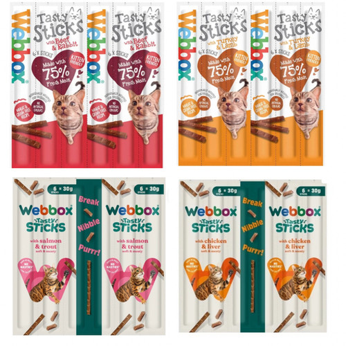Webbox tasty sticks cat treats - tasty,