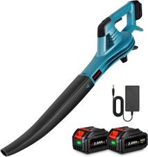 Cordless Leaf Air Blower Compatible with Makita 18V 350km/h 6 Speeds Patio Care