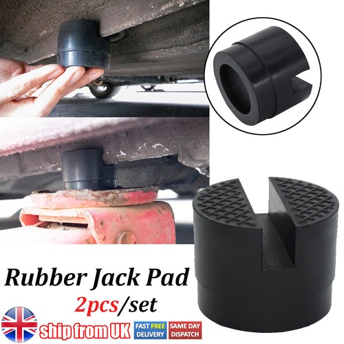 Rubber slotted jack pad - slotted,