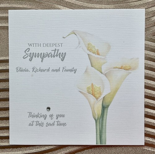 Personalised handmade card - personalised,