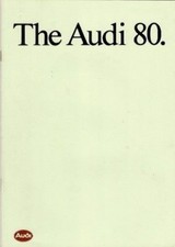 Audi 80 1987-88 UK Market Sales Brochure Quattro 1.8E 1.8S 1.6
