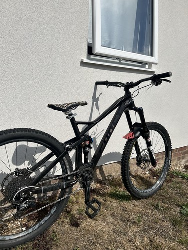 Ghost black mountain bike - black,