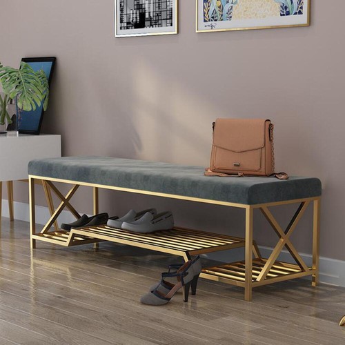 Alegra velvet storage bench - alegra, |