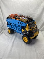 Hot Wheels El Toro Monster Mover Transporter  For 1/64 Monster Trucks + 6 Trucks