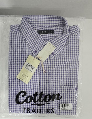 Mens cotton traders - cotton, purple