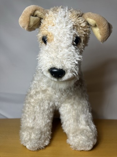 Fox terrier plush from - terrier, people
