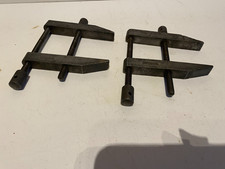 TWO SUPER MOORE & WRIGHT 4" TOOLMAKERS PARRALLEL CLAMPS