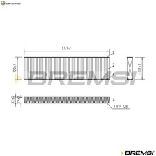 INTERIOR AIR FILTER FC0474C