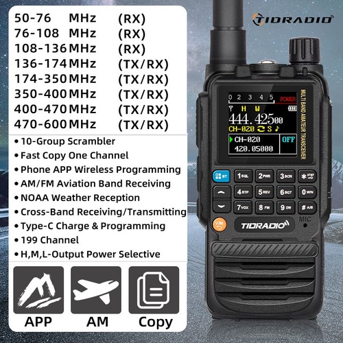 Tidradio walkie talkie - td, h3
