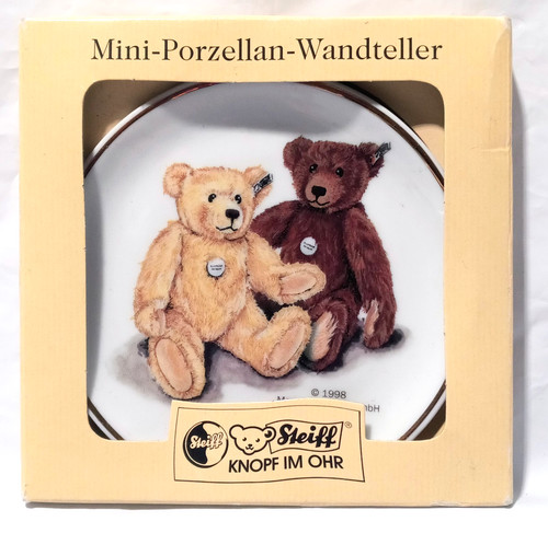 Steiff two teddy bears - steiff,