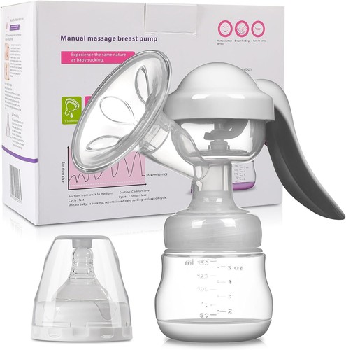 Silicone breast hand pump - breast,