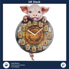 Charming Pig Pendulum Wall
