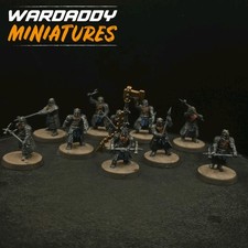 Well Painted warhammer Lotr Dwarf Grimhammers ×10 #3 Hobbit Games Workshop MESBG
