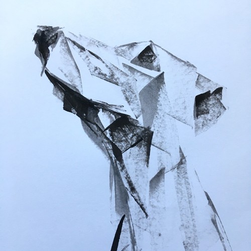 Original signed ink sketch - ink,