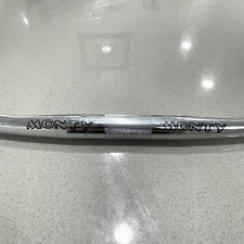 NOS NEW MONTY TRIALS BIKE STEEL HANDLEBARS  VINTAGE BMX 680 mm MTB 1 1/8