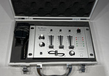 SkyTronic DJ Mixer DJ-2211 4 ch Audio Sound Karaoke Flightcase with Power Supply