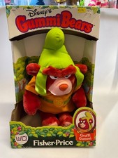MIB Vintage 12” Gruffi Gummi  Bears Plush 80’s Walt Disney Fisher Price