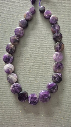 Jewellery maker amethyst coins - amethyst,
