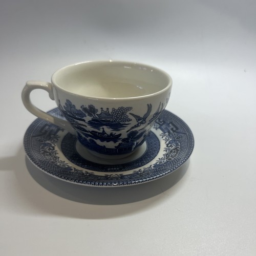 Churchill willow pattern tea - pattern,