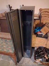 LOCKING GUN CABINET SAFE STORAGE DYNAMICA SHOTGUN RIFLE FOR 3 GUNS 127CM TALL