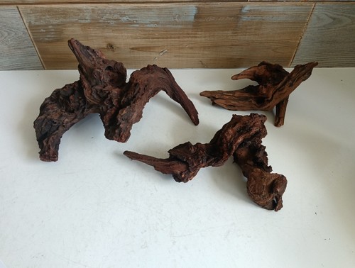 Aquarium driftwood bogwood - 3x,