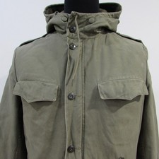 Men brown hooded jacket vtg - men's,