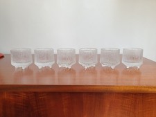 Iittala Ultima Thule Small Tumbler On The Rocks Set 6 Tapio Wirkkala Finland MCM