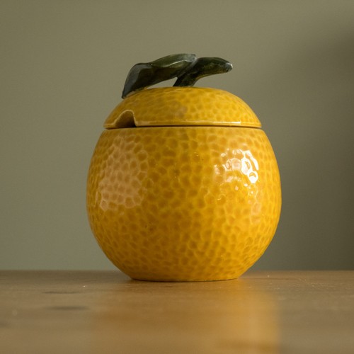 Vintage orange shape ceramic - shape,