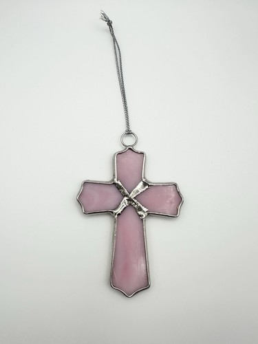 Vintage handmade stained - stained, glass