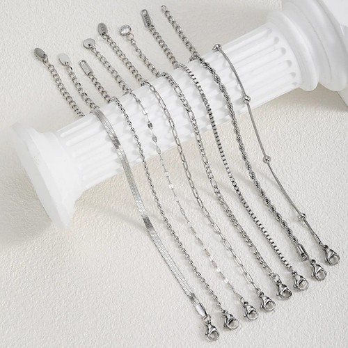 Stainless steel beads chain - steel,