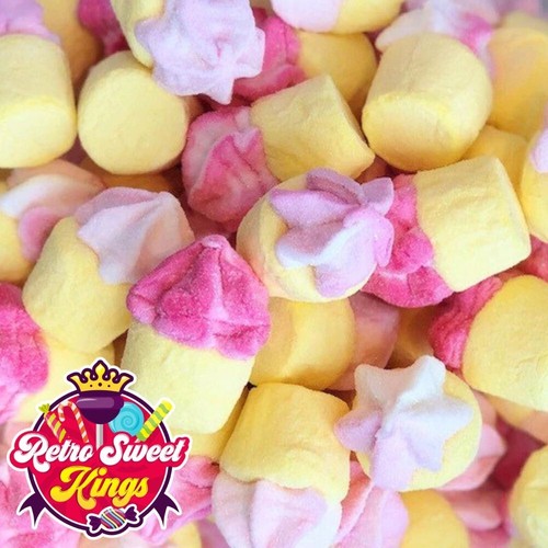Marshmallow cupcakes retro - marshmallow,