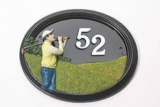 Golfer - Hand Painted House