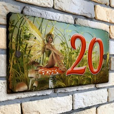Fairy House Number Slate Name