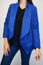 Ladies Women Royal Blue Open