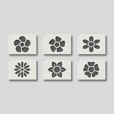 Flower Petal Reusable Stencils