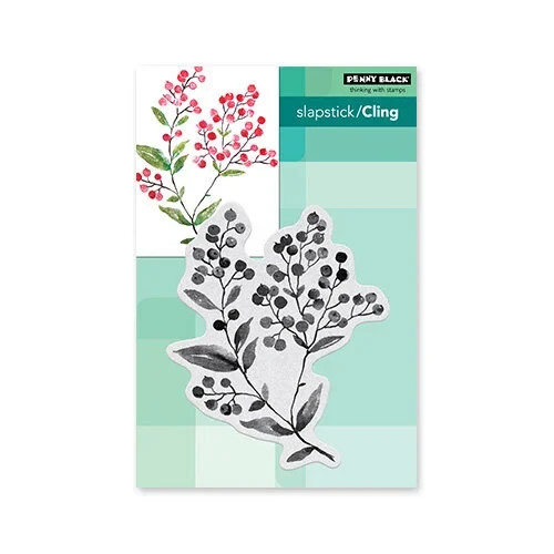 Penny black cling rubber - cling,