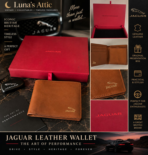 Jaguar genuine leather - genuine, wallet