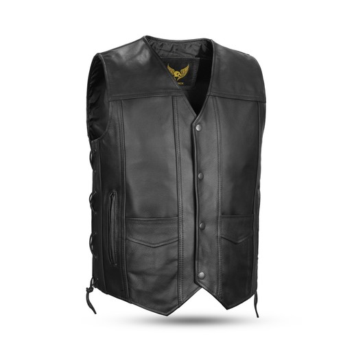 Men classic black biker - men,
