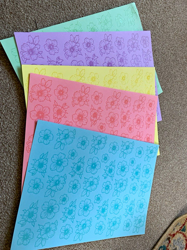 Kanban foiled card making - kanban,