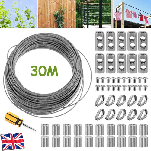 30m stainless steel garden - steel,