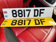 8817 DF Private Number Plate