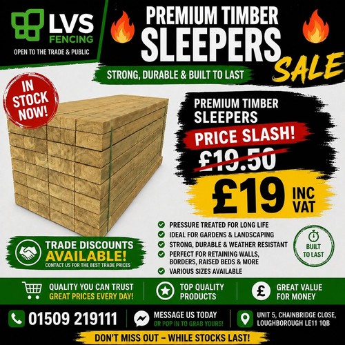 Timber railway sleepers 4m - timber,