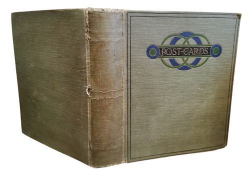 Postcard album filled with - postcard,