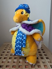 Build a Bear Pokemon Dragonite Plush with Cape Hat & Scarf Set (No Sound)