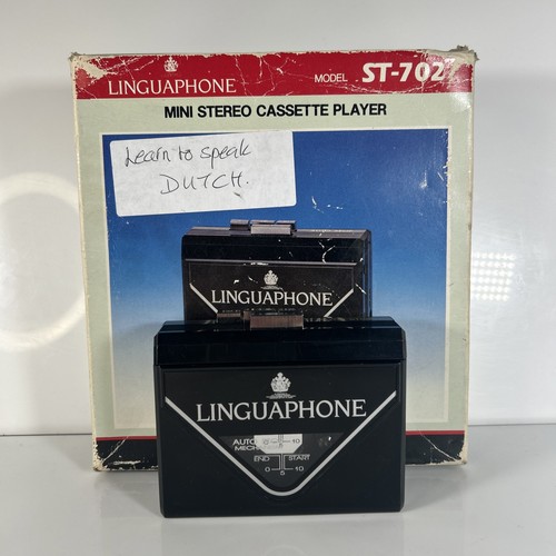 Linguaphone cassette player - linguaphone,
