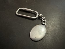 Vintage Hallmarked Solid Sterling Silver Keyring Key Ring Fob Chain **11g**