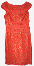 Adrianna Papell dress salmon