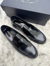 PRADA Brushed Leather Loafer |