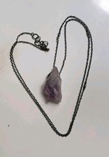 Silver & Amythest Necklace